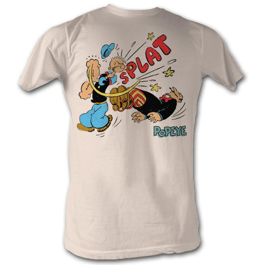 Popeye Mens S/S T-Shirt - Sailor Punch - Solid Natural