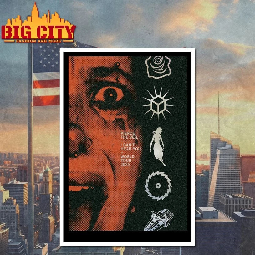 PTV I Can’t Hear You World Tour 2025 Poster shirts