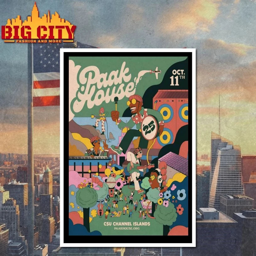 Paak House 10.11.2025 Ventura County CA Poster shirt