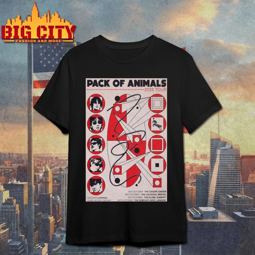 Pack Of Animals 2025 Tour October Poster Shirts