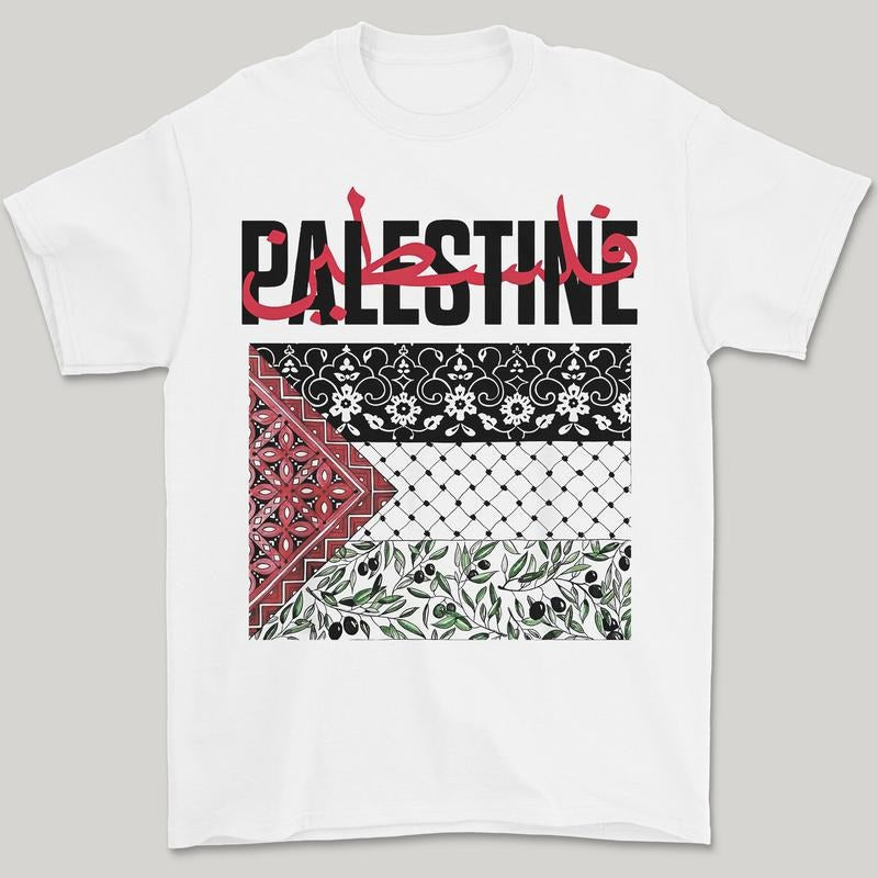 Palestine Tees, Free Palestine TShirt, Palestine Flag Crewneck