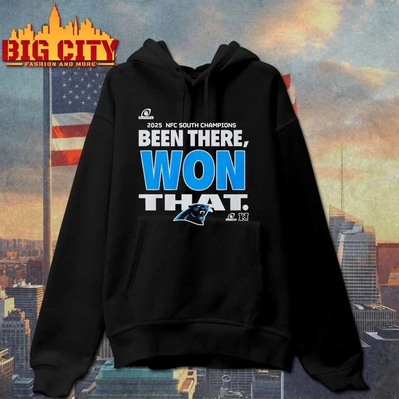 Panthers Been There Won That 2025 Nfc South Shirt