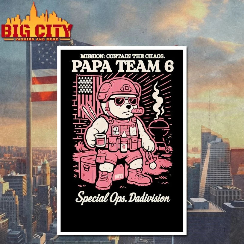 Papa Team 6 Special Ops Dadivision shirt