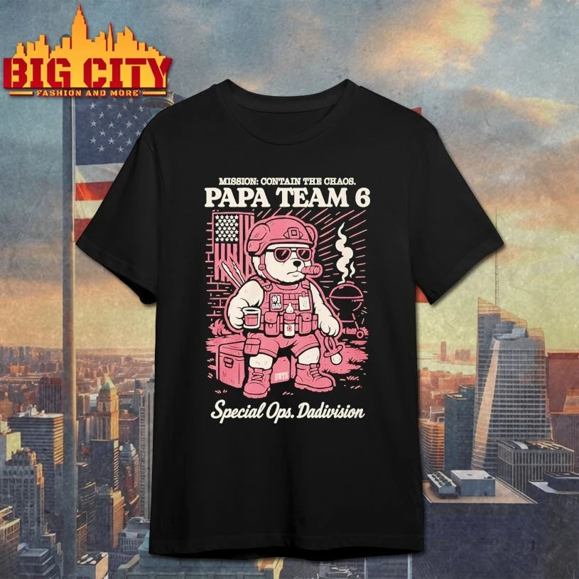Papa Team 6 Special Ops Dadivision shirt