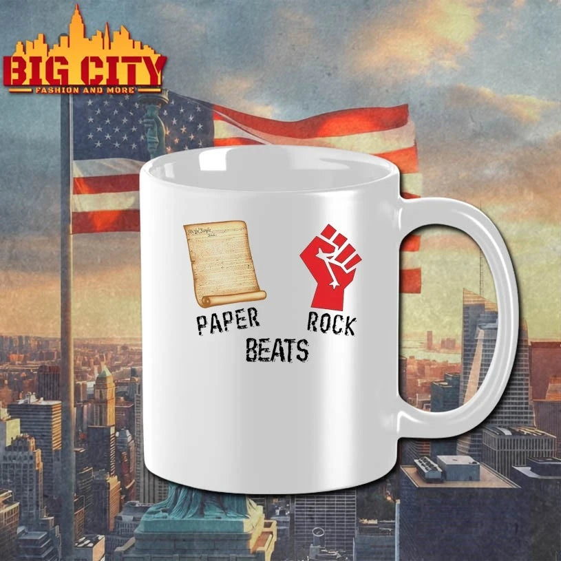 Paper Beats Rock Meme Shirt