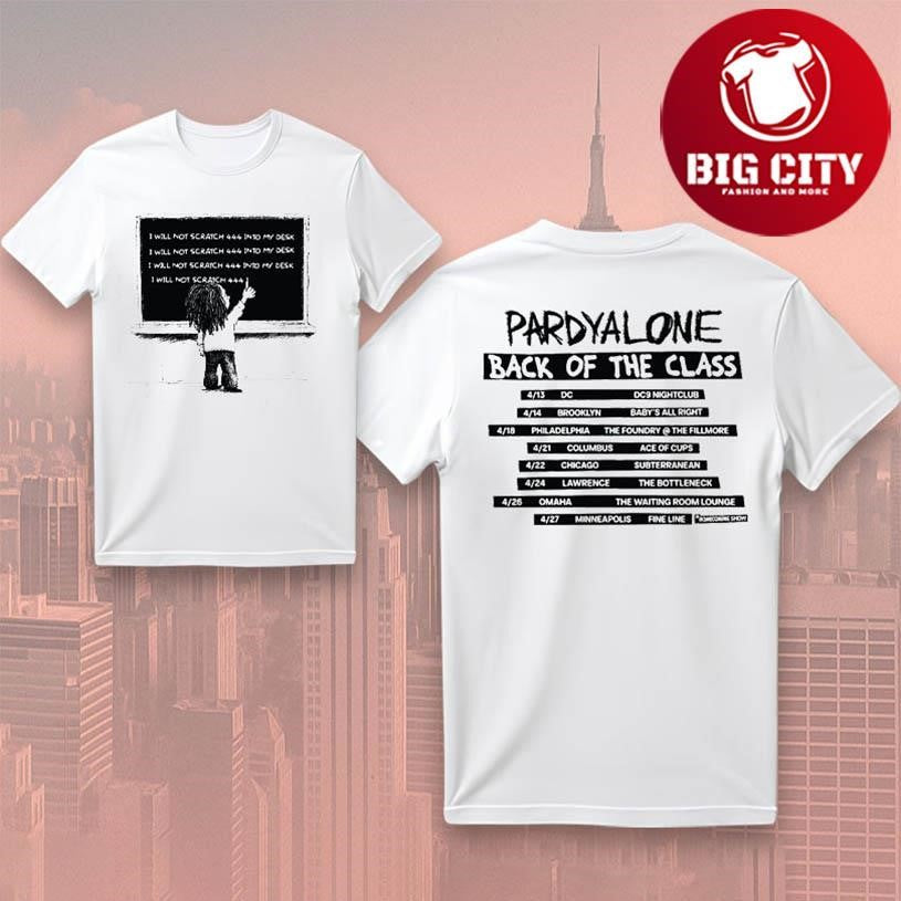 Pardyalone Back of the Class 2025 New Two Sided Shirt