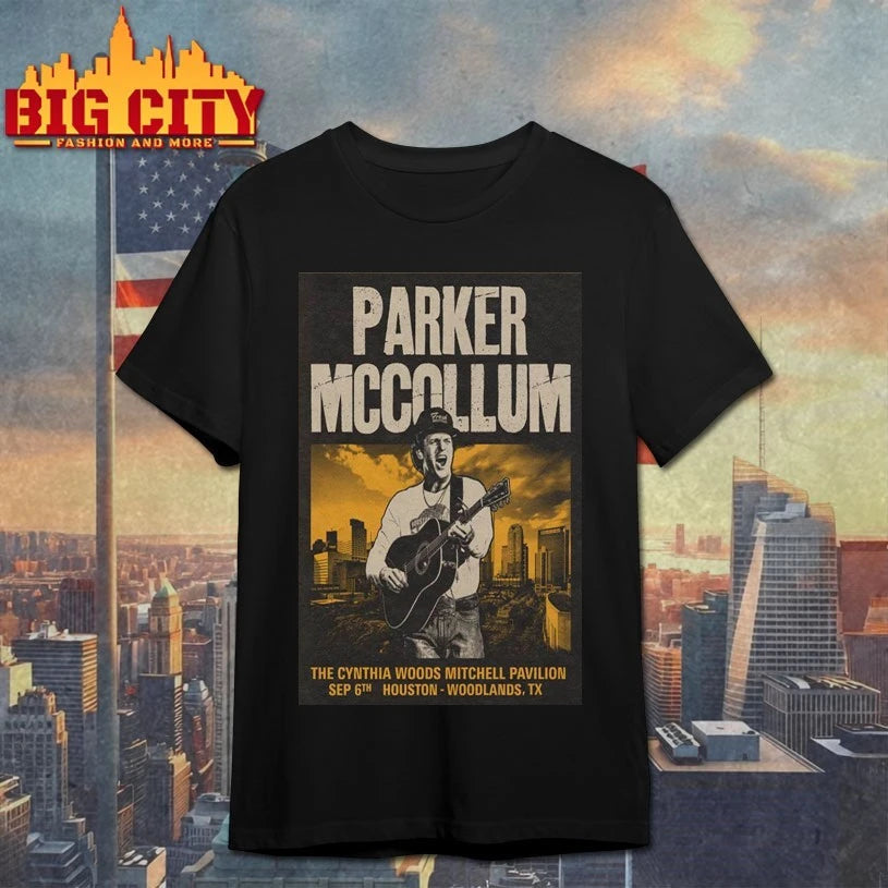Parker McCollum Concert Cynthia Woods Mitchell Pavilion Sept 6 2025 Poster Houston The Woodlands, TX shirt