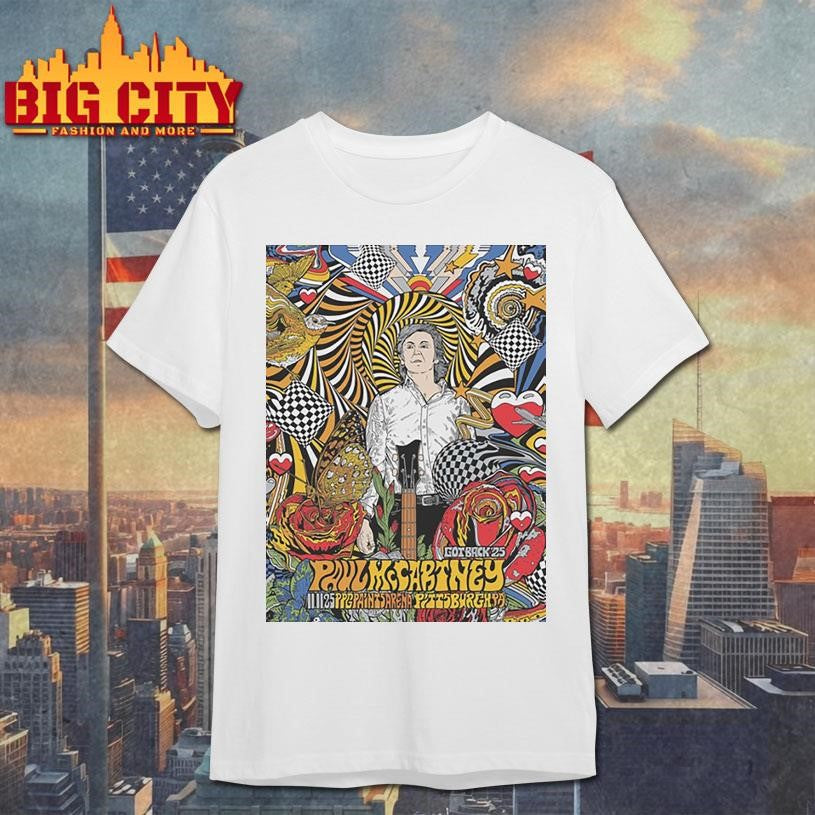 Paul Mccartney Got Back 2025 Tour Pittsburgh shirt
