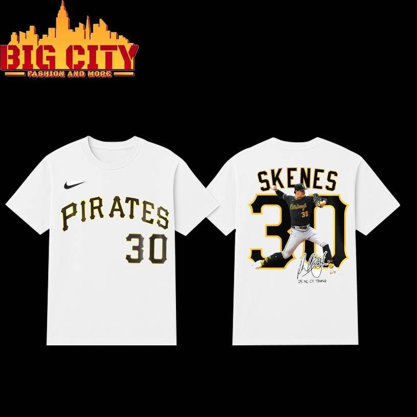 Paul Skenes 2025 NL Cy Young Award Two Sided Shirt