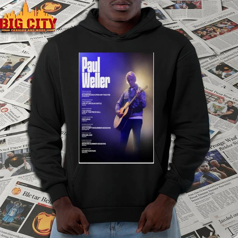 Paul Weller Summer Tour 2026 Poster shirt