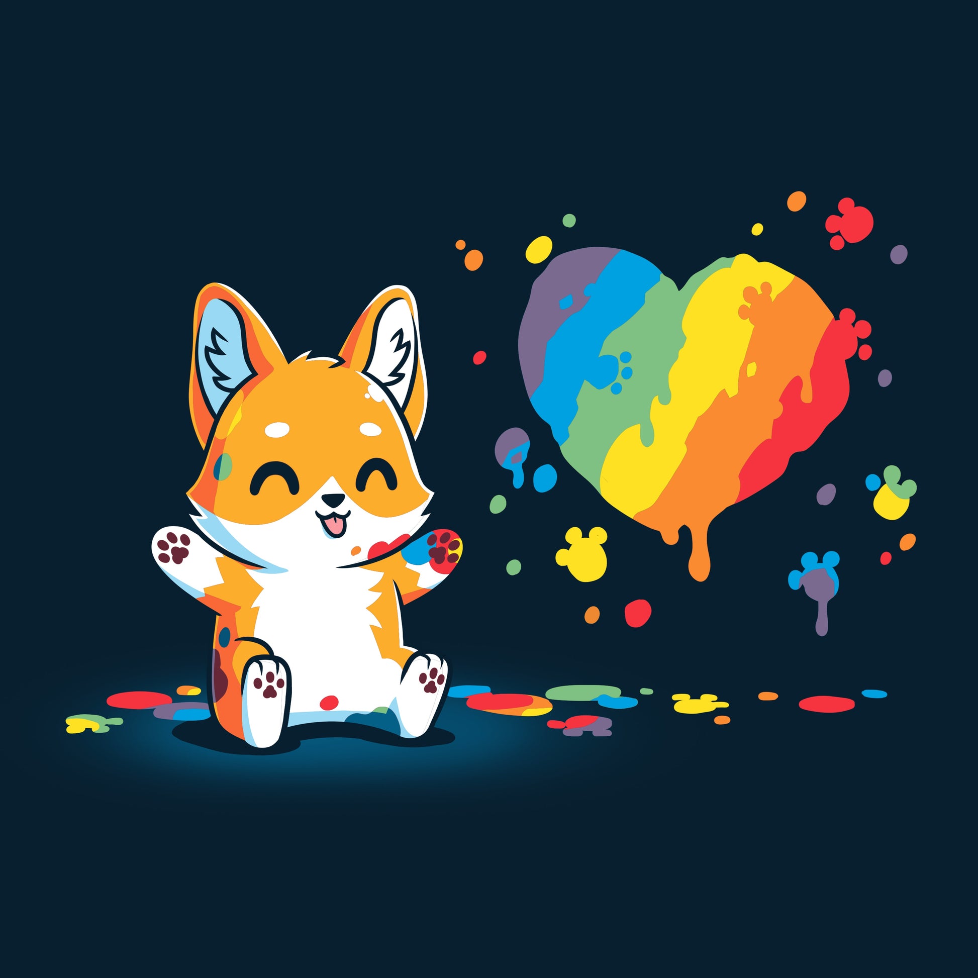 Paw Painting (Corgi)