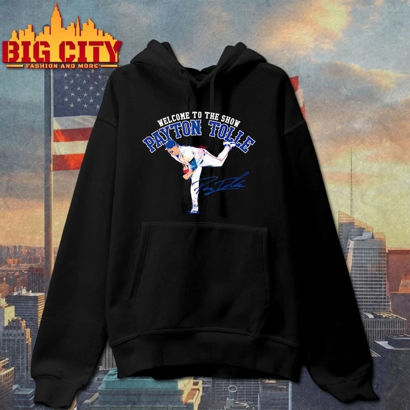 Payton Tolle Welcome To The Show Baseball Shirt
