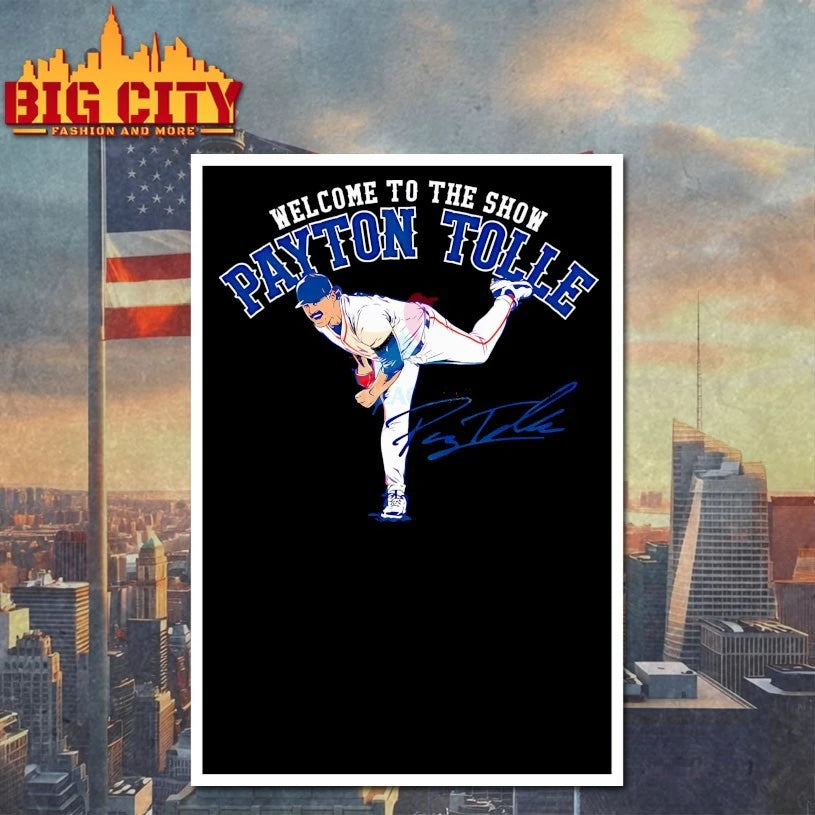 Payton Tolle Welcome To The Show Baseball Shirt