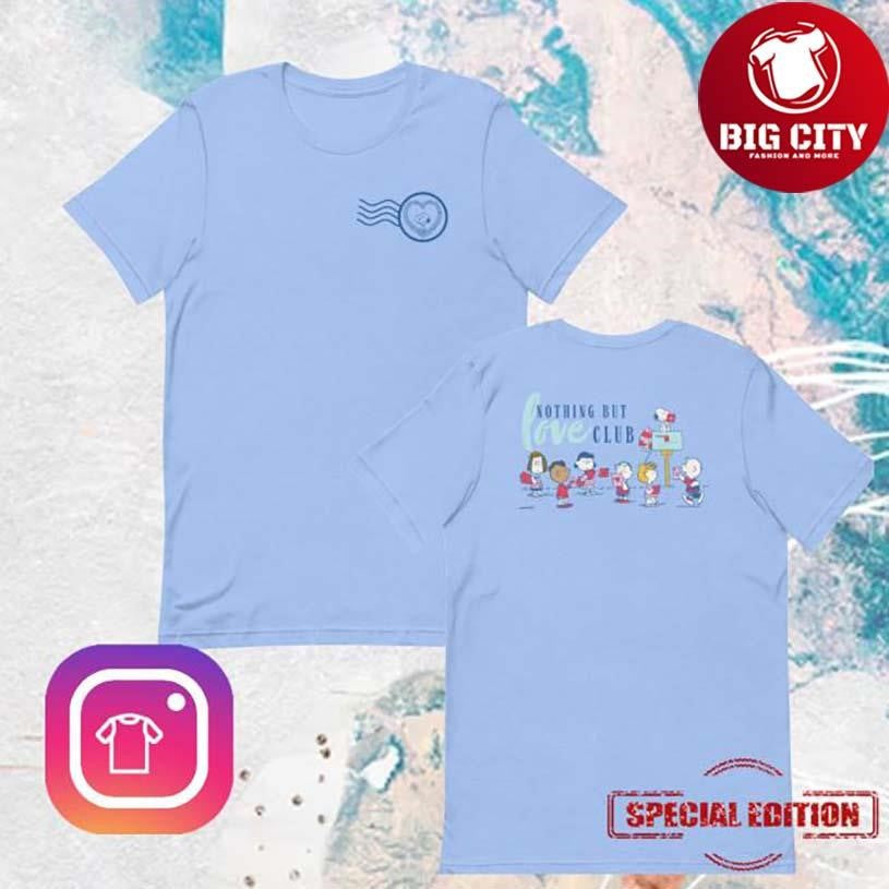 Peanuts Shop Peanuts Nothing But Love Club Two Sided Shirt