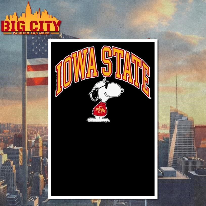 Peanuts X Iowa State Joe College Shirt