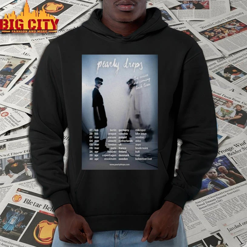 Pearly Drops The Voices Are Coming Back 2026 Tour Poster Shirts