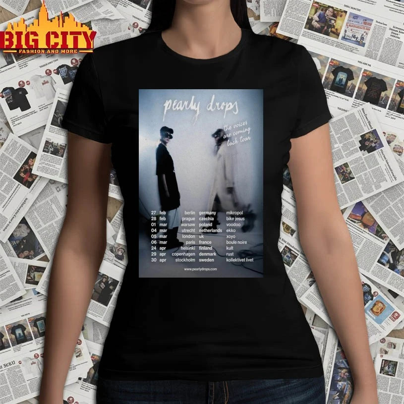 Pearly Drops The Voices Are Coming Back 2026 Tour Poster Shirts