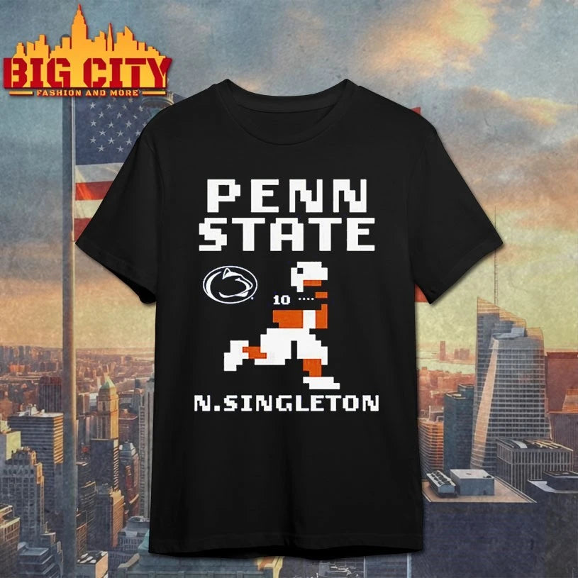 Penn State Football Nicholas Singleton Retro Baller Shirt