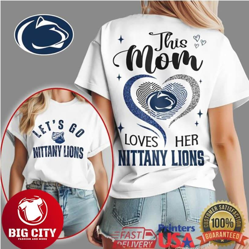 Penn State Nittany Lions Official NCAA Mom Love Two Sided Shirt