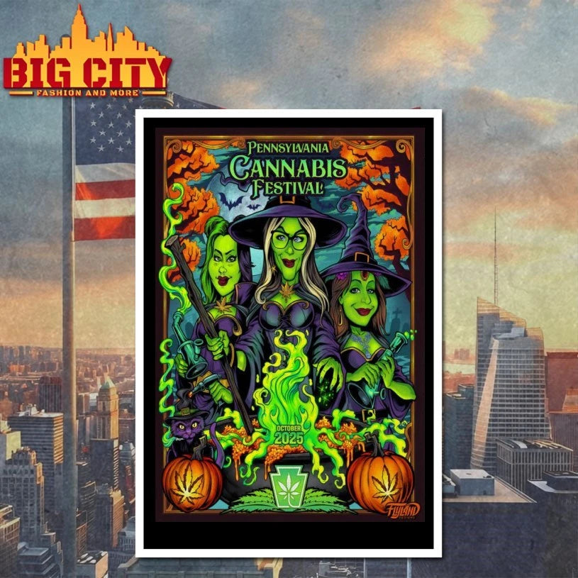 Pennsylvania Cannabis Festival Oct 2025 Tour Poster shirts