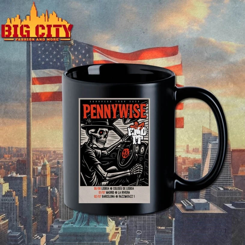 Pennywise European Tour 2026 Poster shirt