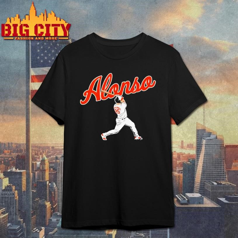Pete Alonso Baltimore Slugger Swing Shirt