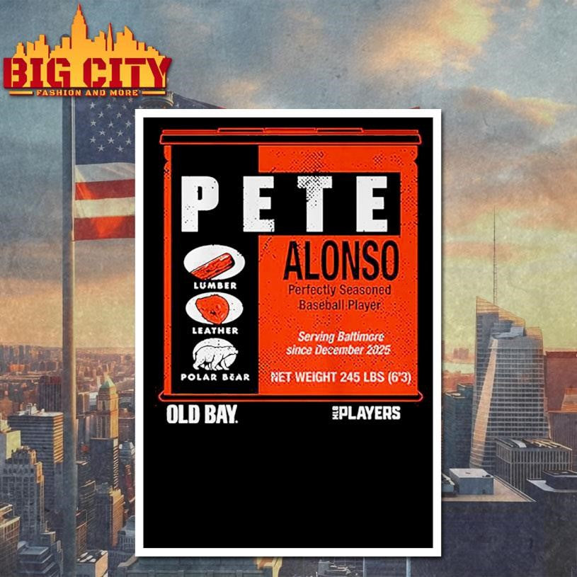 Pete Alonso Old Bay Can Shirt