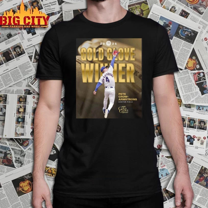 Pete Gold-Armstrong Gold Glove Winners poster shirt