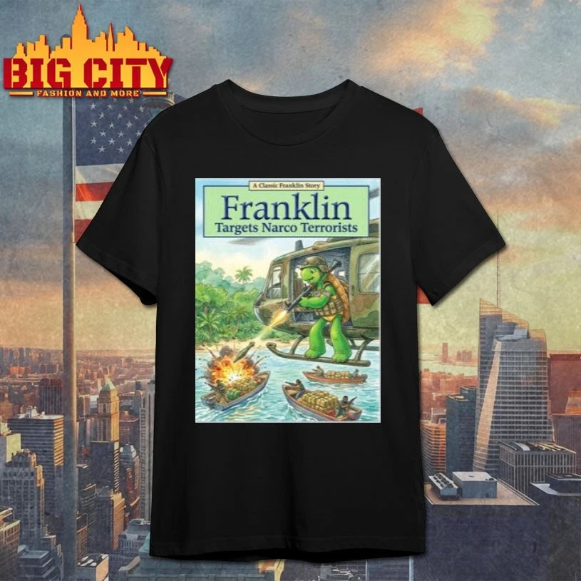 Pete Hegseth Turtle Franklin Target Narco Terrorists shirt