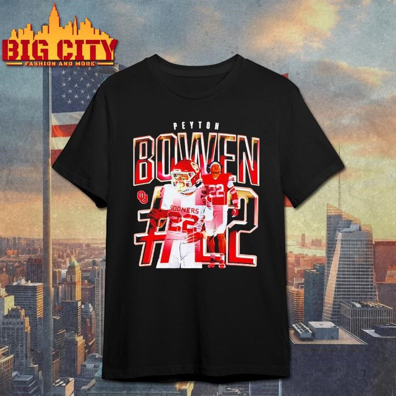 Peyton Bowen Oklahoma Football NCAA Legends Caricature Shirt