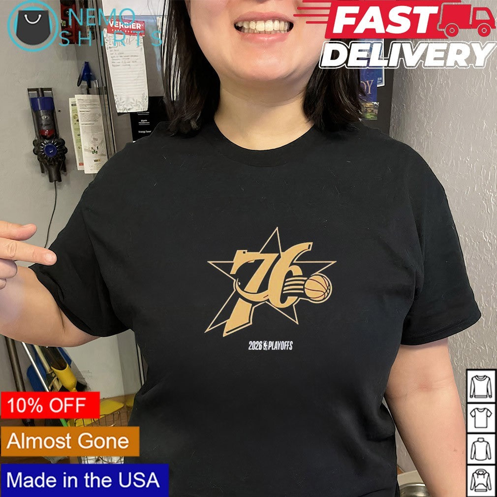 Philadelphia 76ers logo 2026 NBA Playoffs shirt
