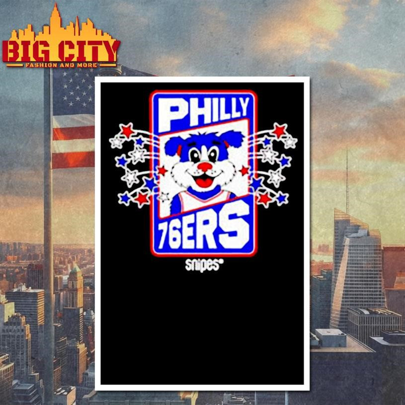 Philadelphia 76ers Snipes mascot Franklin the Dog shirt