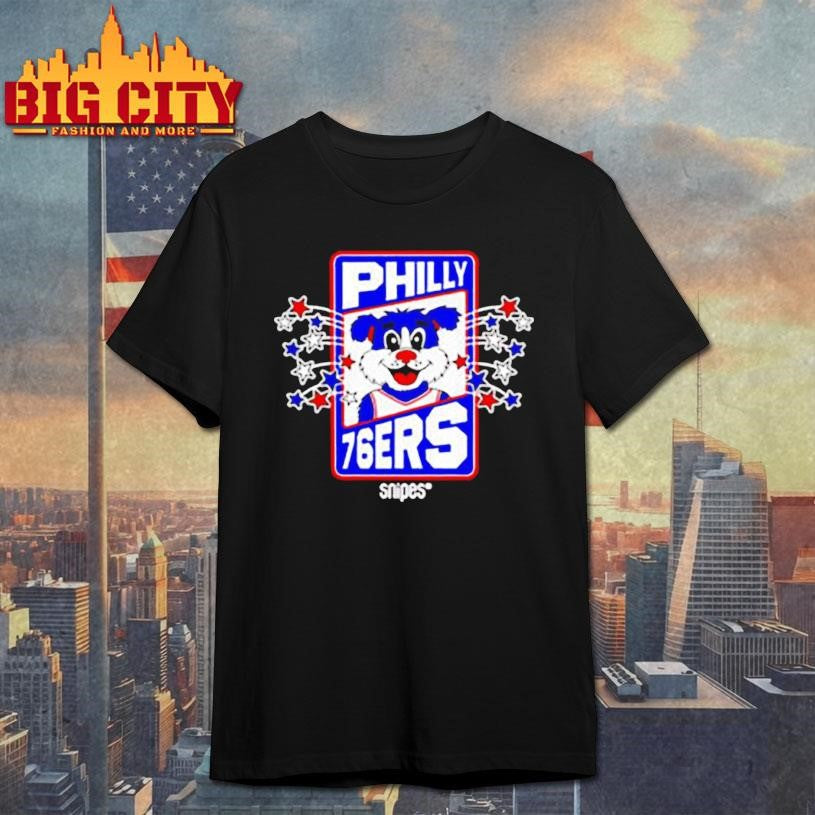 Philadelphia 76ers Snipes mascot Franklin the Dog shirt