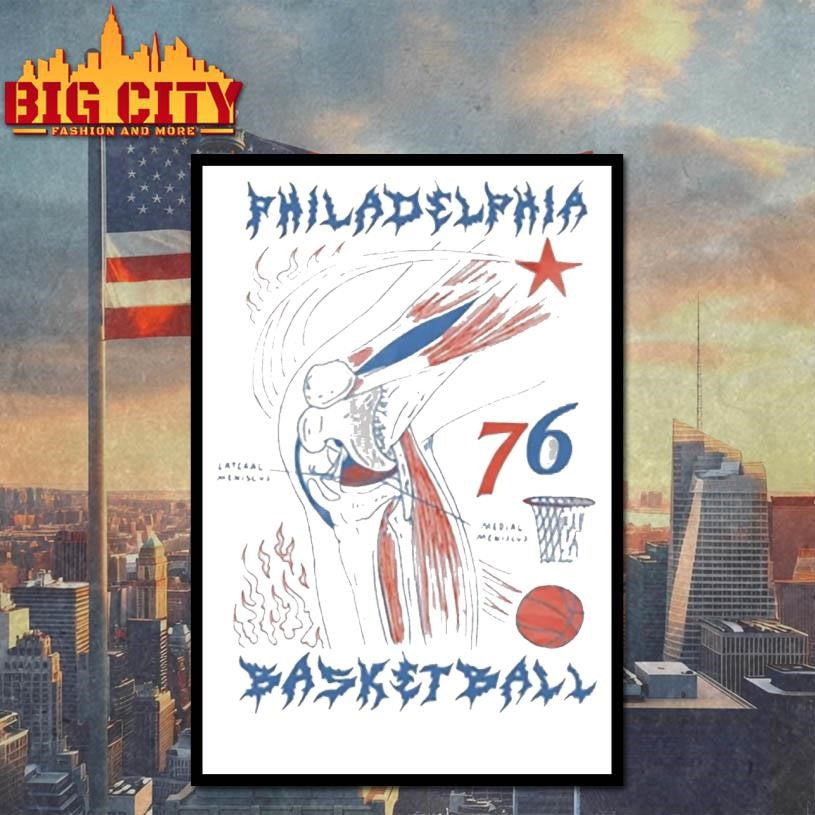 Philadelphia Basketball Knee 76 shirt