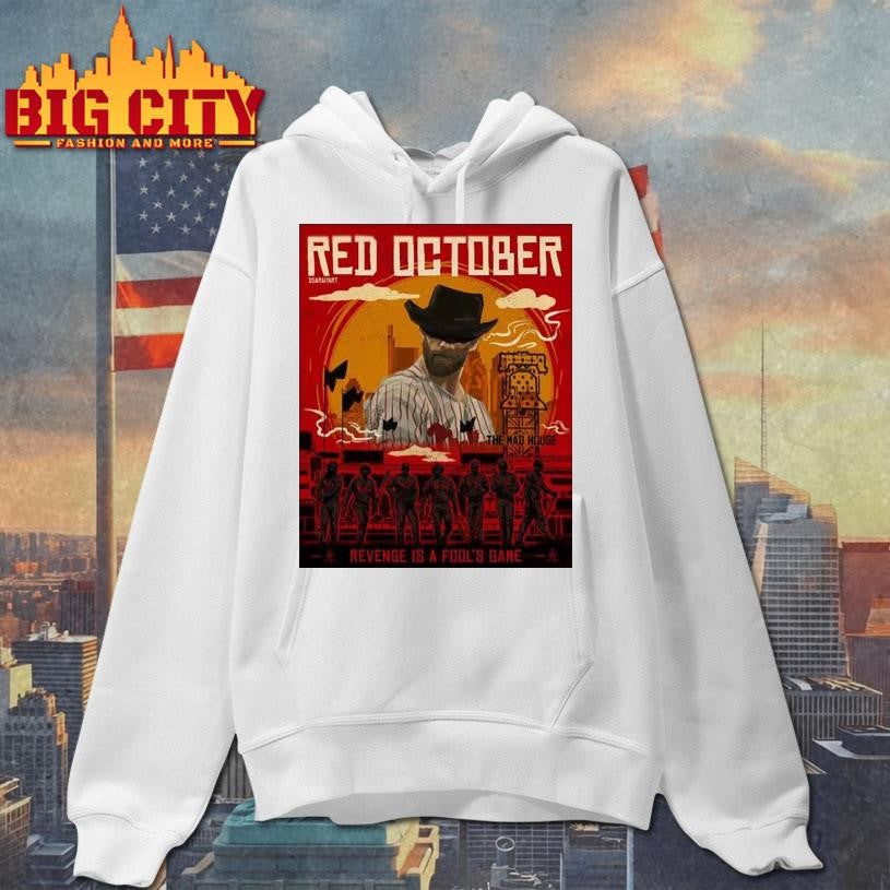 Philadelphia Phillies Red Dead October Poster shirt