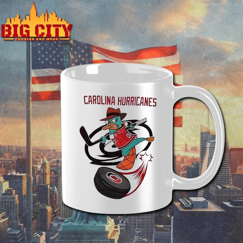 Phineas And Ferb Perry Carolina Hurricanes Hockey Shirt