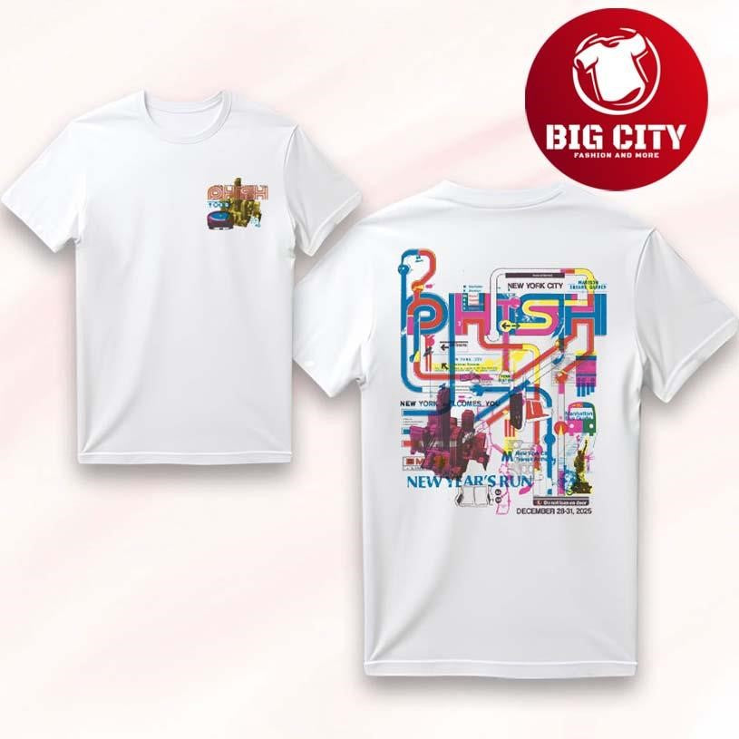 Phish Dec 28-31 2025 New York Two Sided Shirt