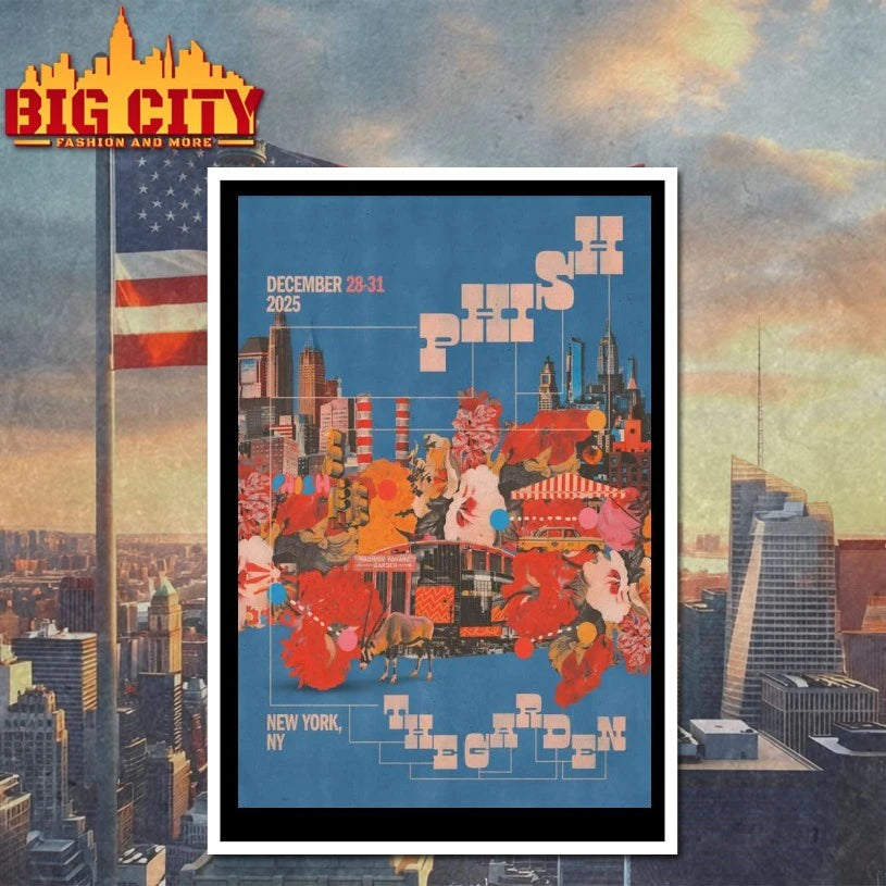 Phish NYC Dec 28-31 2025 Tour Poster Shirt