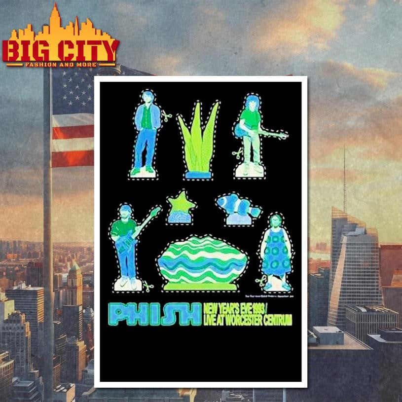 Phish New Year’s Eve 1993 Live At Worcester Centrum Shirt