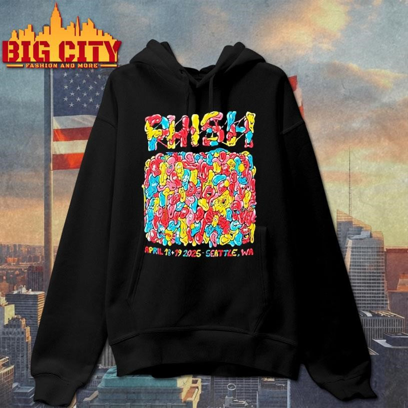 Phish Seattle Gum Wall Spring Tour 2025 Shirt
