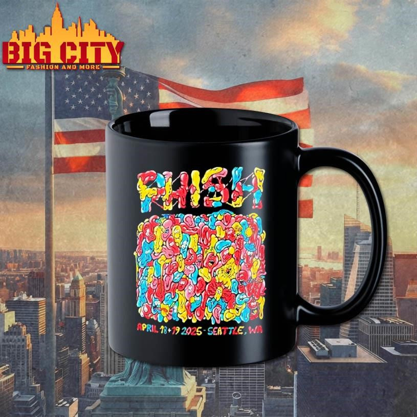 Phish Seattle Gum Wall Spring Tour 2025 Shirt