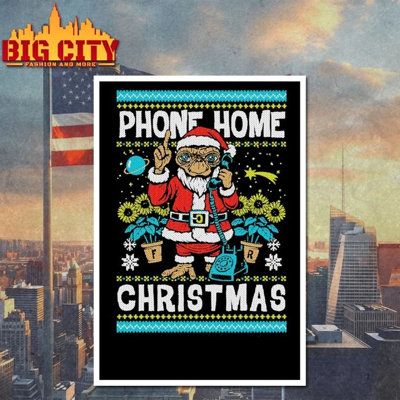 Phone Home This Christmas ugly shirt