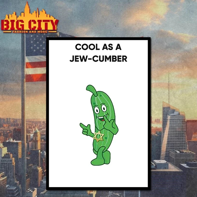Pickle cool as a jew-cumber shirt