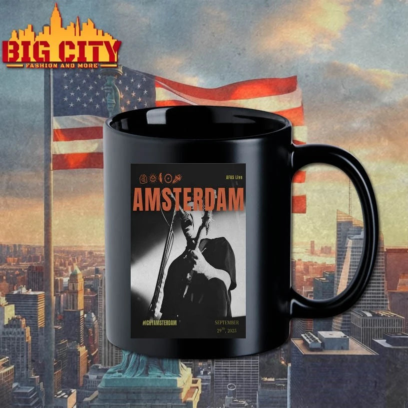 Pierce The Veil Amsterdam, NL at AFAS Live Sep 29 2025 Tour Poster shirts