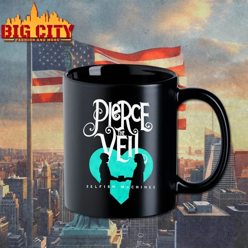 Pierce The Veil Selfish Machines Logo Heart Stack shirt