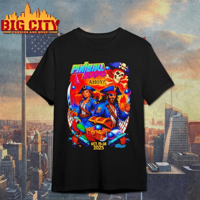 Pinball Expo Oct 15 18 2025 Chicago Il Shirt
