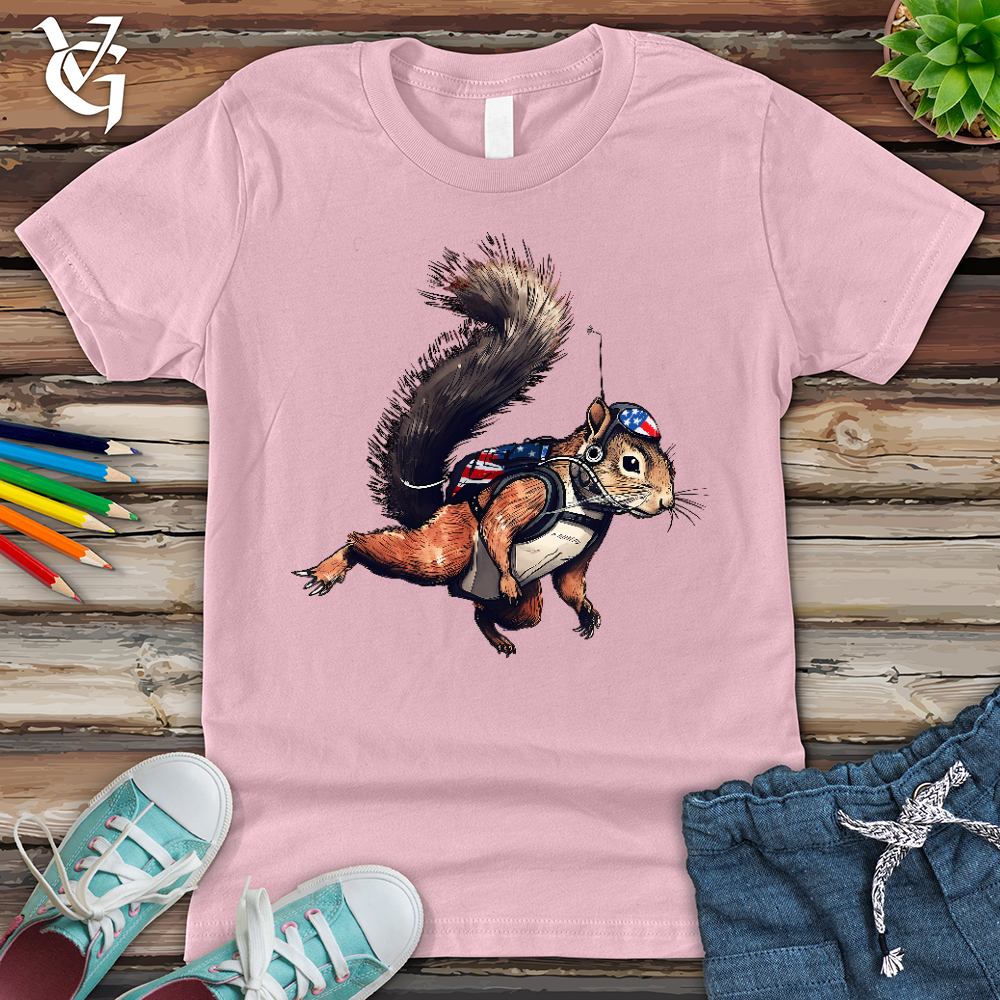 American Skydiving Squirrel Youth Tee