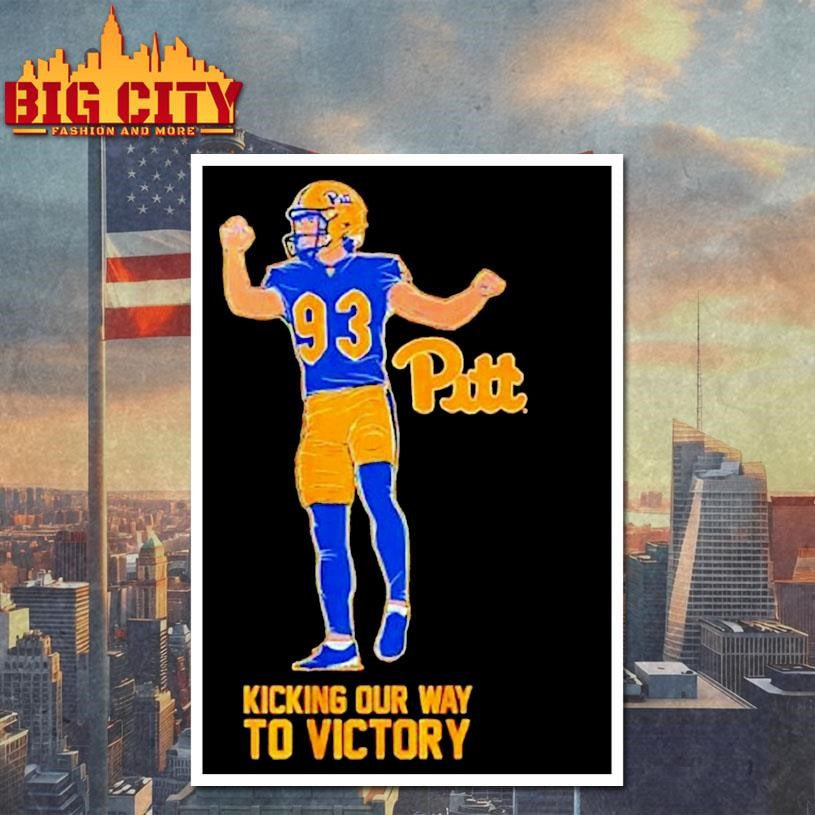 Pitt Panthers Football Trey Butkowski kicking our way to Victory Shirt