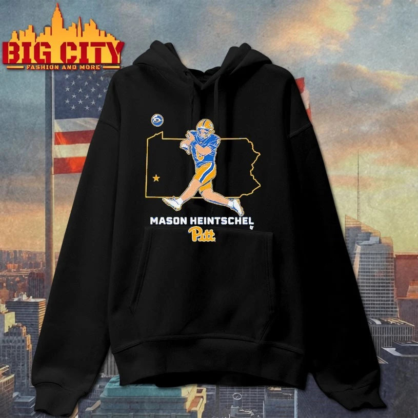 Pittsburgh Panthers Mason Heintschel State Star Map shirt