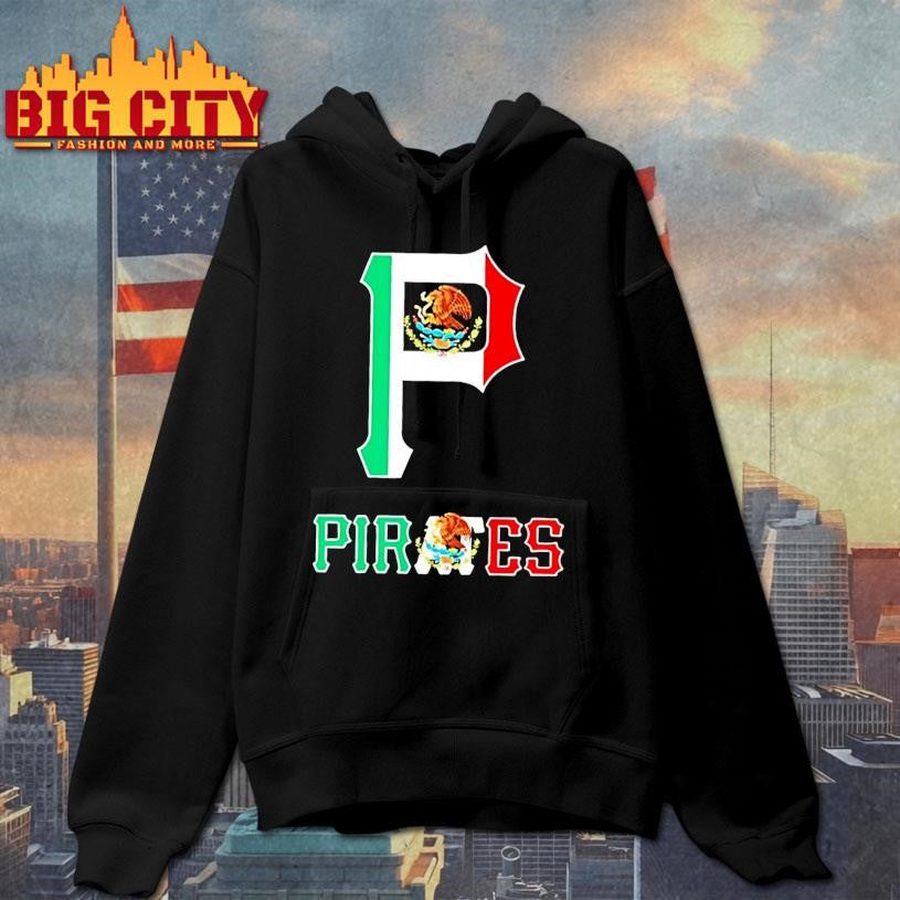 Pittsburgh Pirates Baseball X Mexican Flag Shirt